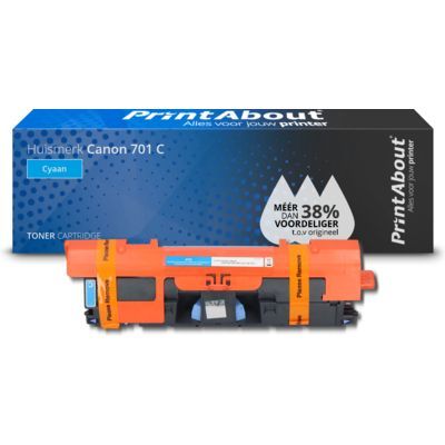 PrintAbout 701 C Cyaan Toner | Compatible with Canon LBP-5200 Series