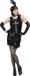 Widmann SRL Donkere Jaren 20 Flapper Kostuum - Femme - Noir - XL