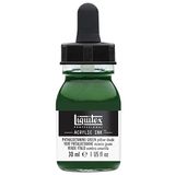 Liquitex 4260319 vloeibare professionele acrylverf - inkt, hoog gepigmenteerde airbrush verf - Acryl Inkt 30ml, Phthalocyanine Green Yellow Shade