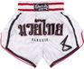 8 Weapons Short voor Muay Thai Bangkok Unisex S Wit/Zwart Polyester