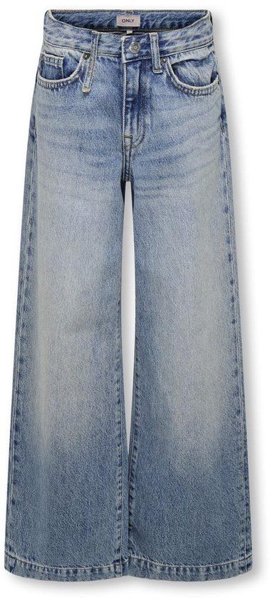 ONLY KOGBROOME HW WIDE DNM TAI Meisjes Jeans - Medium Blue Denim
