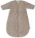 Jollein Slaapzak met afritsbare mouw Rond 90cm Rib Milky Coffee