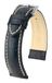 Hirsh Hirsch Horlogeband - Modena Zwart - Leer - 18 mm