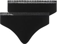 Chantelle Slip Slip Cozy Chic 2P Set van 2 Zwart Dames M