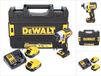 DeWalt DCF 887 P2T accu-slagmoersleutel 18 V 205 Nm 1/4" borstelloos + 2x accu 5,0 Ah + oplader + TSTAK