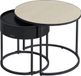 Merkloos Rome Ronde salontafel set van 2