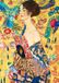 Bluebird Puzzle kunst puzzel Gustave Klimt Lady with Fan 1000 stukjes.