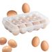 Plastique porte-oeufs pour 15 oeufs pour le réfrigérateur