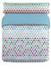 Happy Home Bologna Set dekbed voor bed 150 cm, polyester, blauw