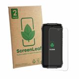 ScreenLeaf Bedifol GmbH 2 Stuks Screenprotector voor Ulefone RugKing 4 Pro - Hoogwaardige Beschermfolie transparant