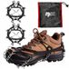 MuscleForge® JSM FITNESS SP. Z O.O. Antislip schoenovertrekken met 8 spikes - Maat 38-45 - Zwart
