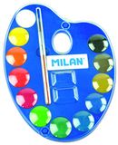 Paleta acuarelas 12 pastillas Ø25mm y 1 pincel
