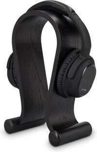 kalibri houten omega koptelefoon standaard - Zwart