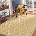 SAFAVIEH Cambridge Collection Goud en Ivoor Korte Pool Tapijt 122 x 183 cm