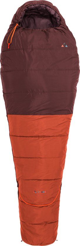 VAUDE Kobel Adjust 500 II SYN Mummy Sleeping Bag - Dark Cherry - 165cm - Left Zip