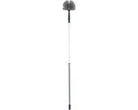 Urban Living Ragebol telescoopsteel - uitschuifbaar tot 140 cm - grijs/blauw