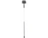 Urban Living Ragebol telescoopsteel - uitschuifbaar tot 140 cm - grijs/blauw