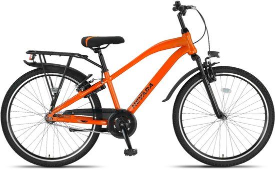 Altec Nevada - Jongensfiets 26 Inch - Kinderfiets - Neonoranje/Zwart