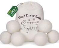 Merkloos Wol drogerballen - 6 stuks XXL - Herbruikbaar