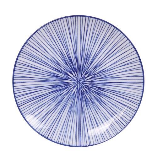 Tokyo Design Studio Nippon Blue ontbijtbord Ø20.6 cm Blauw/wit