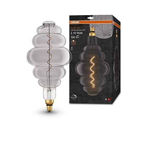 OSRAM Lamps OSRAM Vintage 1906 LED lamp, smoke tint, 4.8W, 100lm