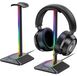 Aluminium support de casque - éclairage RGB - 7 modes d'éclairage