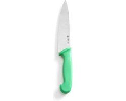 HENDI Koksmes – HACCP Polypropyleen Heft – Groen – 385 mm