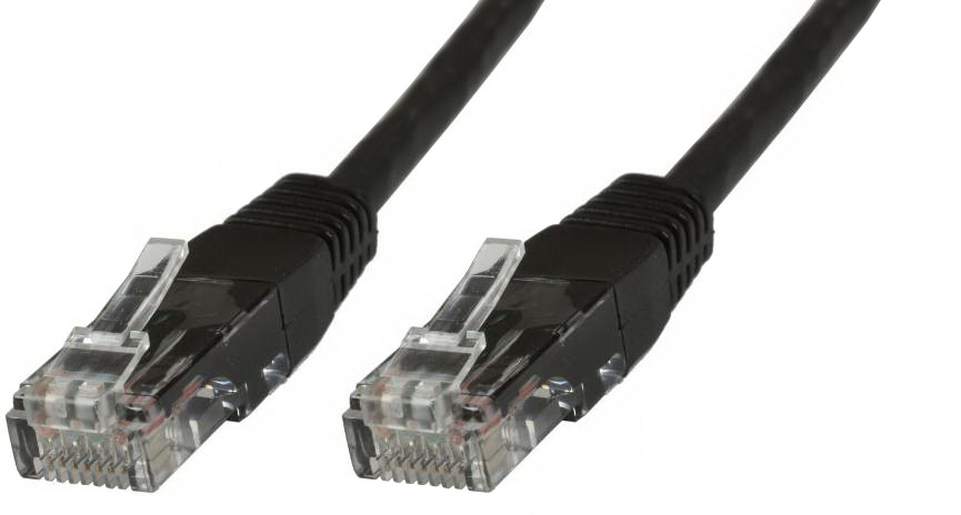 MicroConnect B-UTP60025S - Netwerkkabel - 0,25 m - Zwart