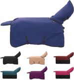 vidaXL Paardendeken, Volledig, Marineblauw, 85 cm, Polyester