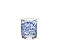 Chio Set van 3 paxoglazen van gedecoreerd glas, 225 cc