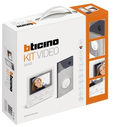 BTicino 364922 Intercomsysteem - Wit, Aluminium - 2 inch LCD - Bedraad