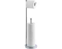 SunnyPoint Porte-rouleau de papier toilette autoportant avec réserve - Chrome