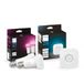 Philips Hue starterkit - wit en gekleurd - 2 lampen - E27-800lm - Inclusief Hue Bridge - Dimbaar - Verbind met Bluetooth of Hue Bridge - Werkt met Alexa en Google Home