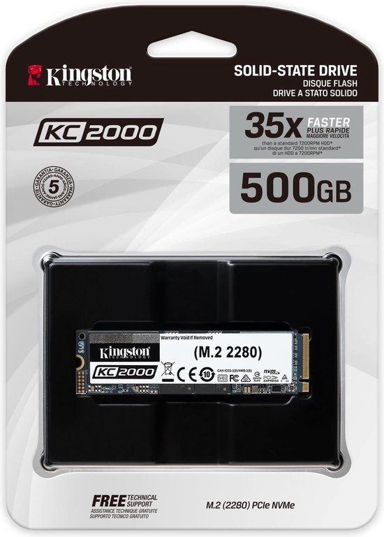 Kingston KC2000 500 GB SSD