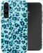 Selencia Hoesje - Geschikt voor Samsung Galaxy A55 (5G) - Backcover - Wild Spots Light Blue