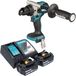 Makita DHP 492 RF perceuse-visseuse à percussion sans fil 18 V 141 Nm sans balai + 2x batterie 3,0 Ah + chargeur