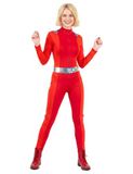 DEGUISE Vegaoo - Rood spion kostuum voor dames