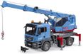 Bruder MAN TGS Grue - Bleu - 1:16