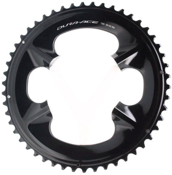 Shimano Dura Ace R9200 Buitenblad Zwart 50t