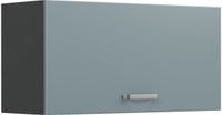 Vicco Hangkast R-Line, Blauw-grijs/Antraciet, 80 cm Plat