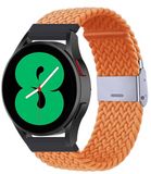 By Qubix Qubix - Braided Nylon Watch Strap for Garmin Venu 4 - 45mm - Orange - 22mm