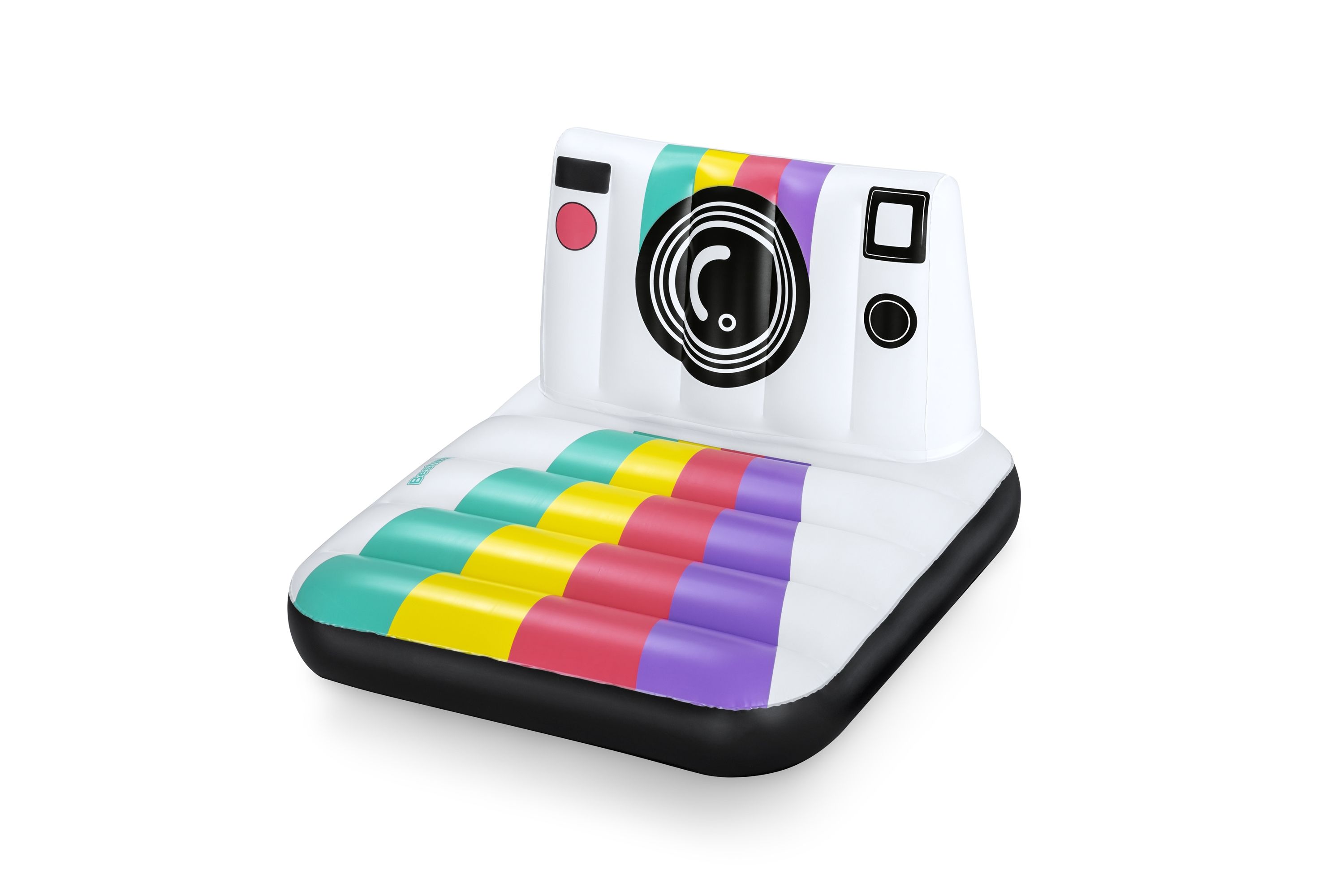 Bestway Single Air Mattress - Multicolour - Indoor & Outdoor Use