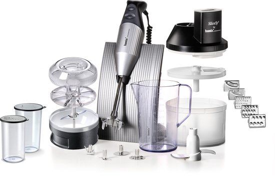 Bamix Staafmixer Set - Superbox - 250 W - Metallic - Zilver