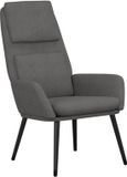 vidaXL Fauteuil tissu gris clair