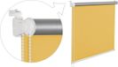 Thermorolgoordeur, verduisteringsrolgordijn, 80x200 cm, geel