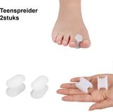 Teenspreider Goodies and Living Groothandel Teenspreider - 4 stuks - Wit