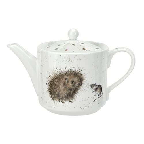 RW WN4090-XT Royal Worcester Wrendale ontwerpt China een pint thee Pot-Egel en Muis, Keramisch