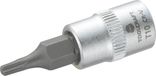 TOOLCRAFT T10 816080 Douille-embout profilé en T T 10 1/4 (6.3 mm)
