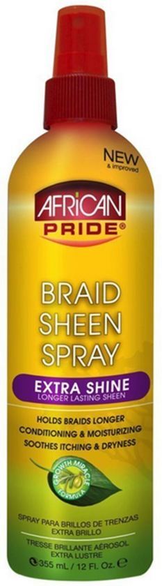 African Pride Braid Sheen Spray 355 ml