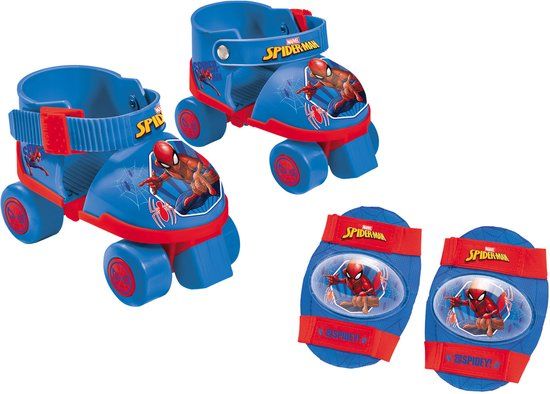 Mondo Spiderman Rolschaatsen met Beschermset